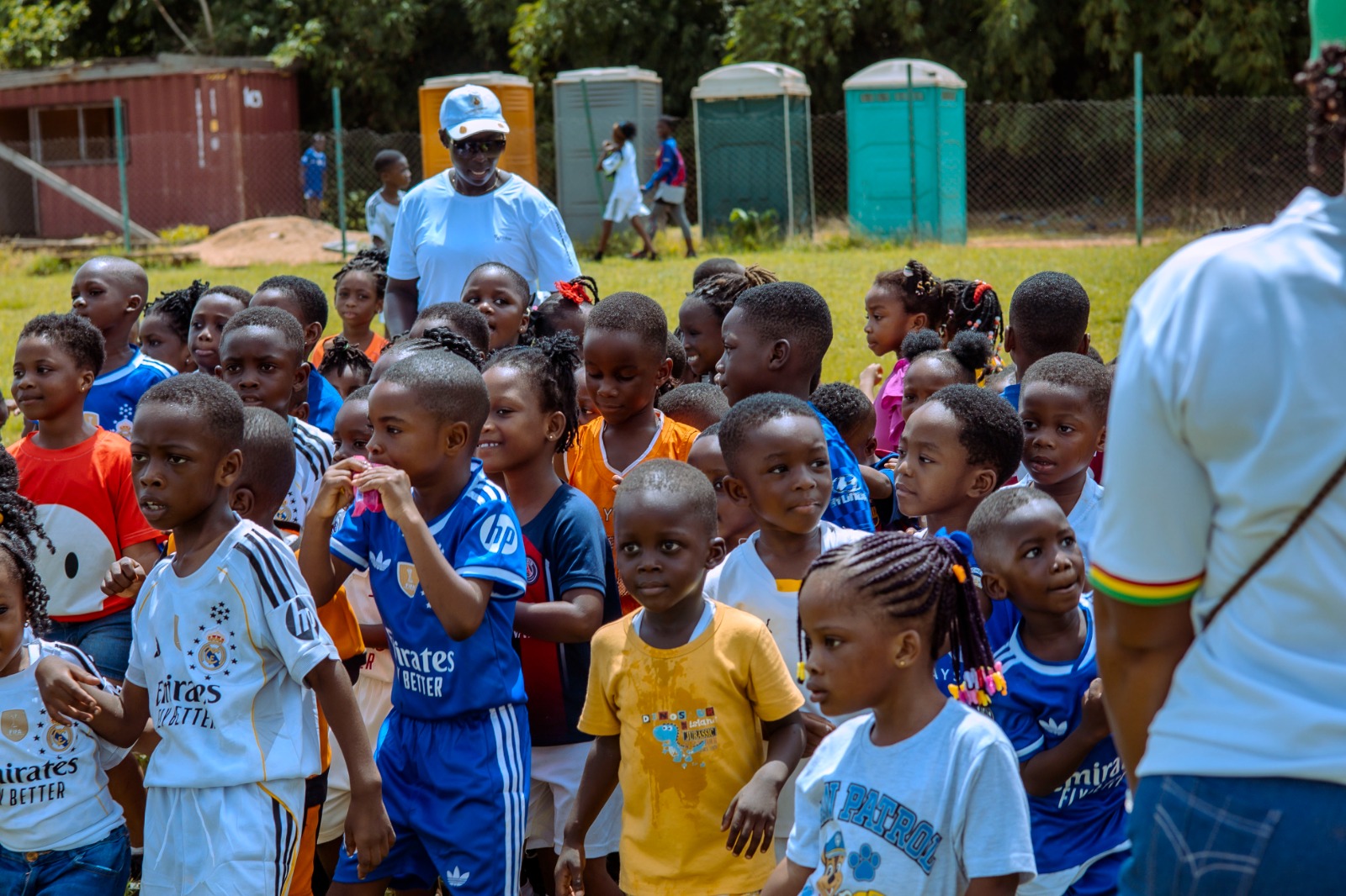 Students participating in vibrant sports day activities